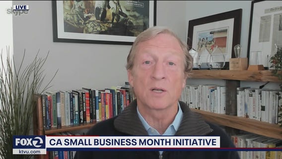 Businessman and former presidential candidate Tom Steyer appears on The Nine to discuss small business initiative