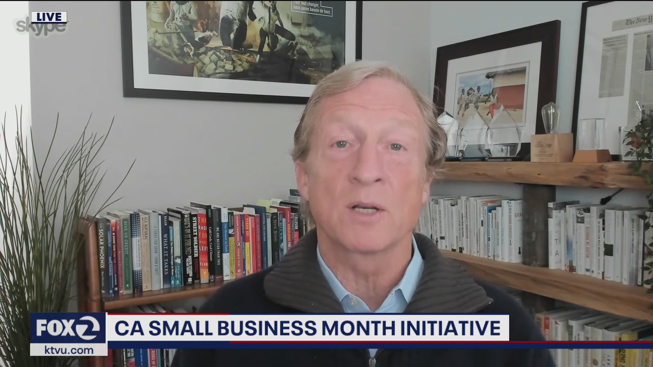 Businessman and former presidential candidate Tom Steyer appears on The Nine to discuss small business initiative