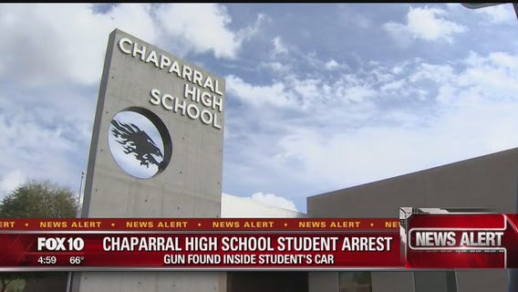 Police arrest Chaparral High School student for having gun on campus