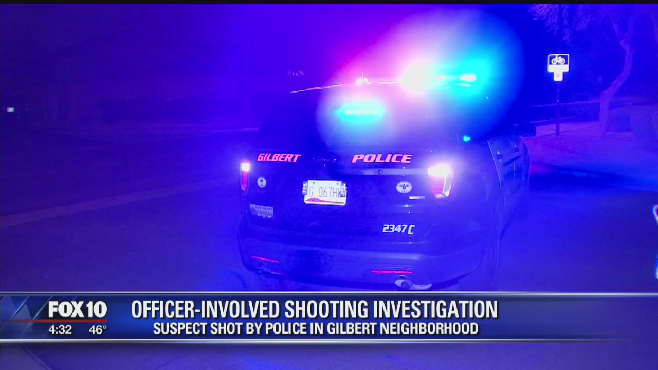 Gilbert PD investigates officer-involved shooting