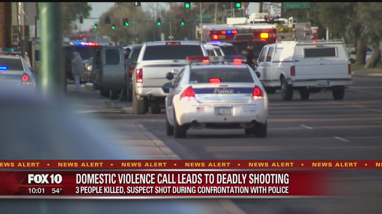 Three dead following officer involved shooting in Phoenix | FOX 10 Phoenix