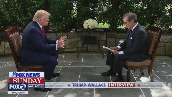 Trump sits down with Chris Wallace for 40 minute interview