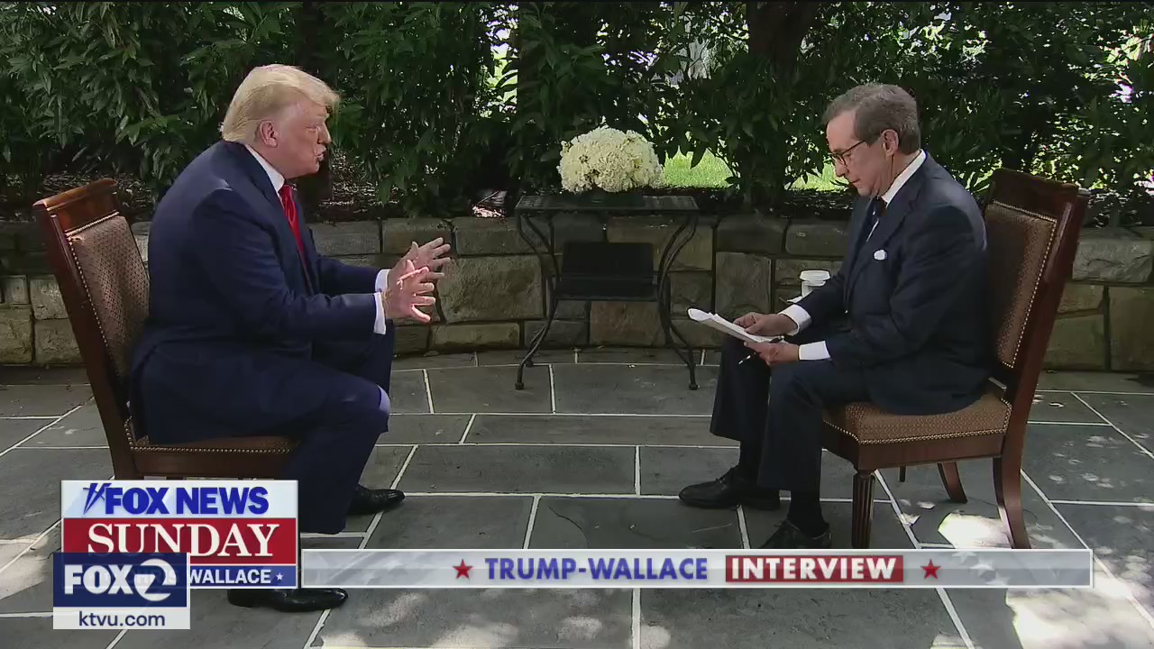 Trump sits down with Chris Wallace for 40 minute interview
