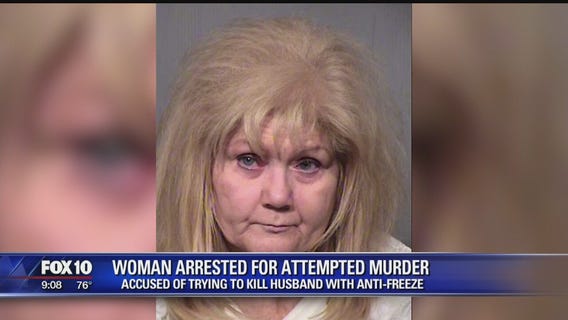 Cave Creek woman accused of using anti-freeze to poison her husband