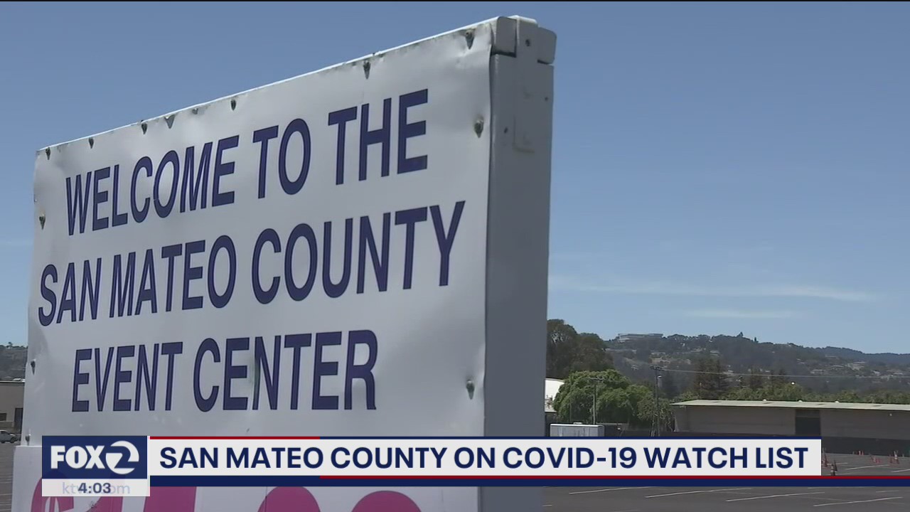 San Mateo County on COVID-19 watch list