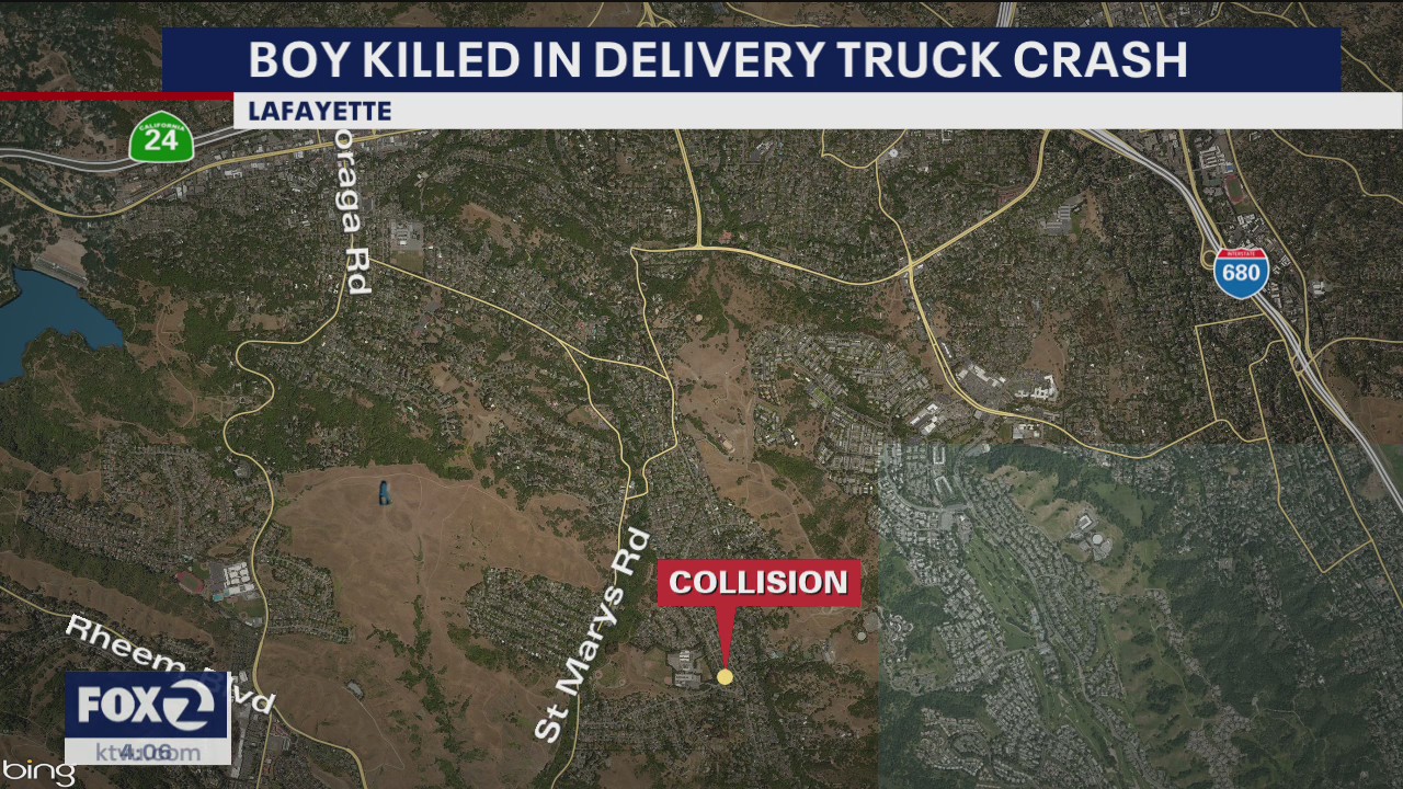 Boy killed in Lafayette delivery truck crash