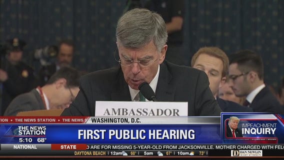 Trump impeachment inquiry hearings begi