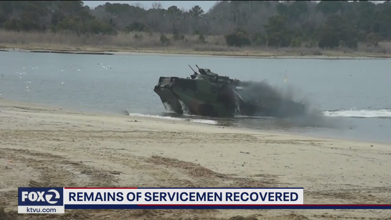 Remains of servicemen recovered