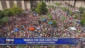 Arizona DPS estimates 15,000 people attended Phoenix 'March for Our Lives' rally