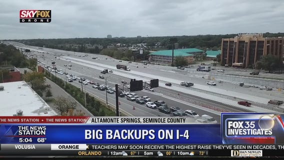 Reconfigured Maitland exit prompts Interstate 4 traffic jam