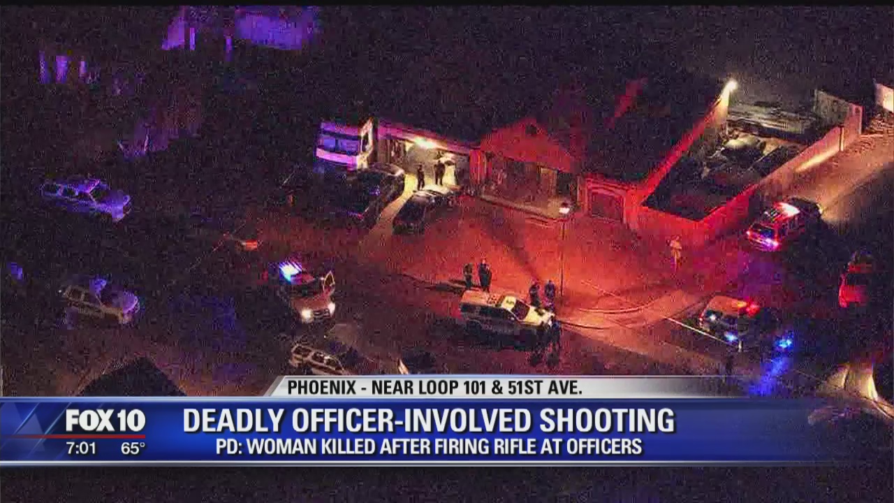 Phoenix police: Woman fatally shot after firing at officers | FOX 10 ...