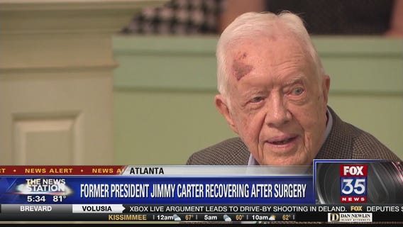 Former President Jimmy Carter recovering after surgery