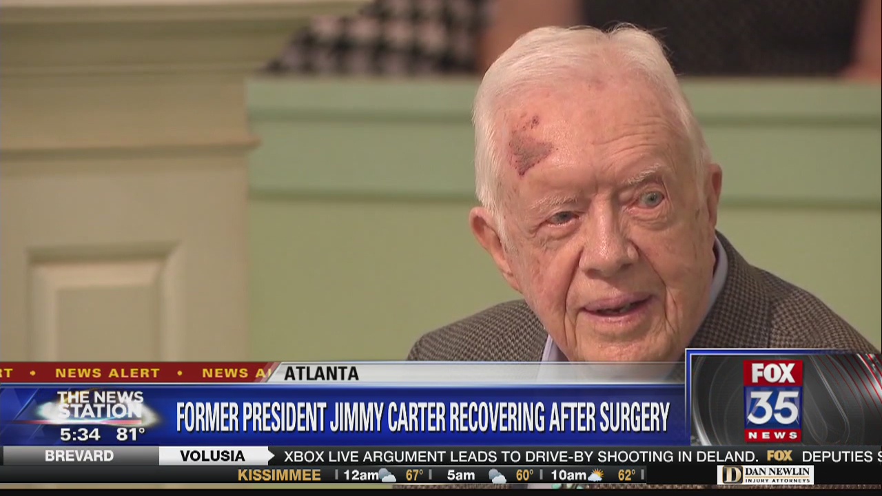 Former President Jimmy Carter recovering after surgery