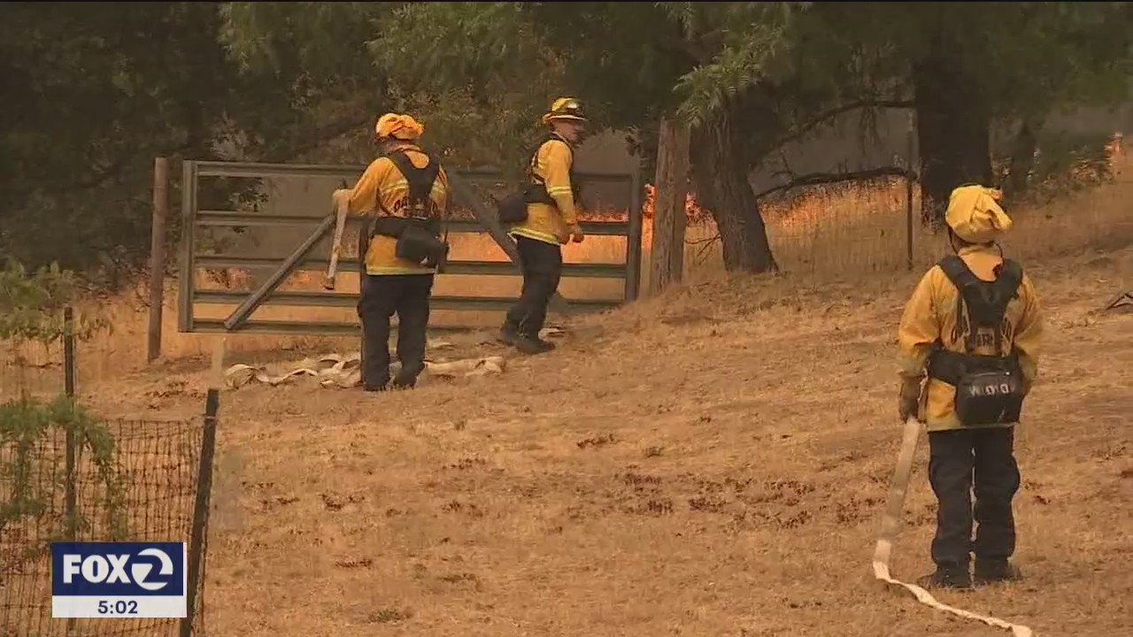 Homes destroyed, thousands evacuated in Vacaville