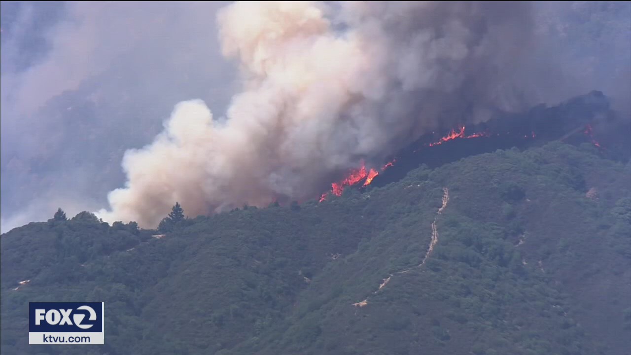 LNU Lightning Complex fires have destroyed dozens of homes