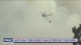 North Bay fires more than 50 percent contained