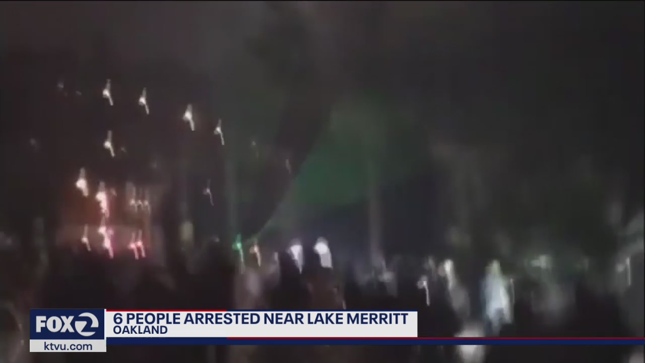 6 people arrested near Lake Merritt
