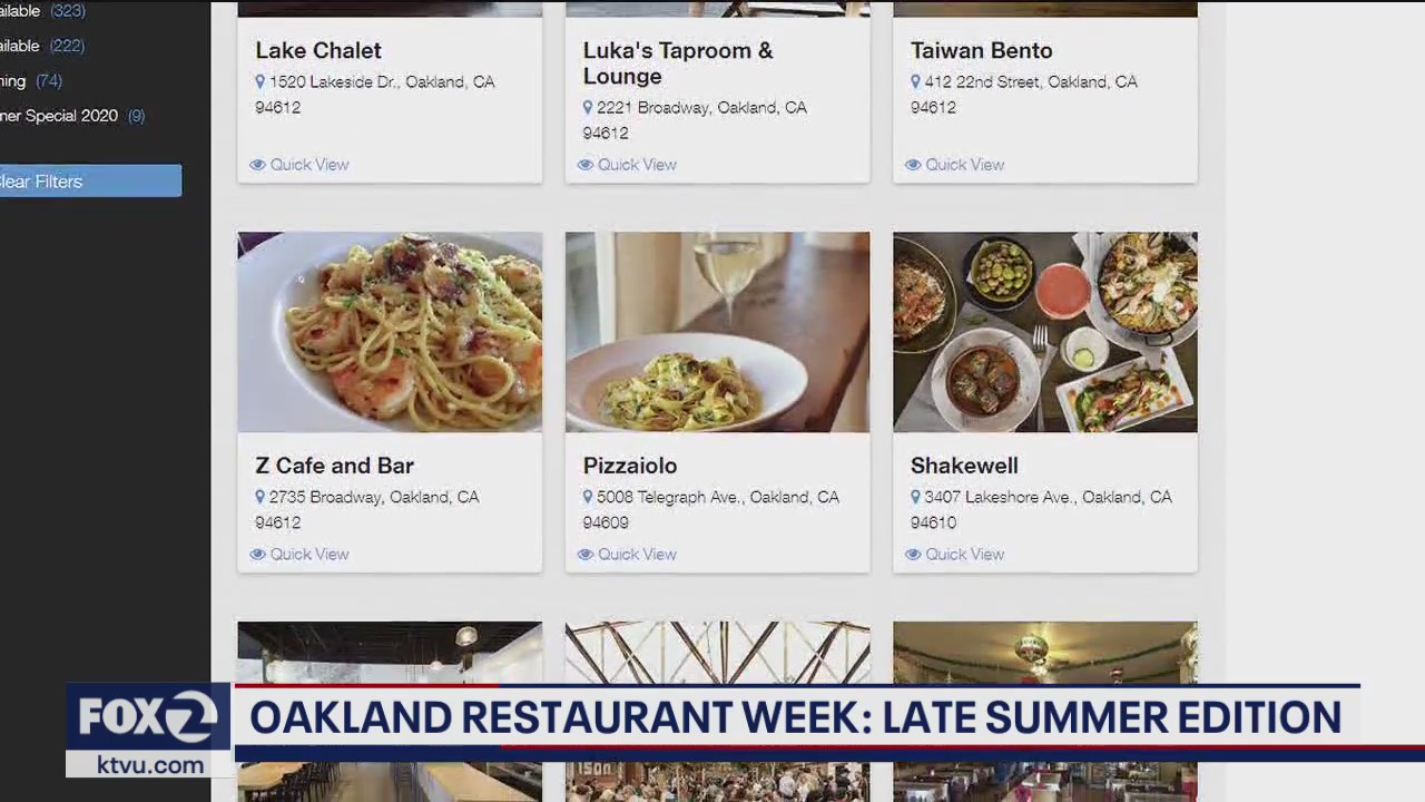 Oakland Restaurant Week returns