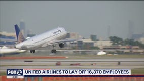 United Airlines to lay off 16,370 employees