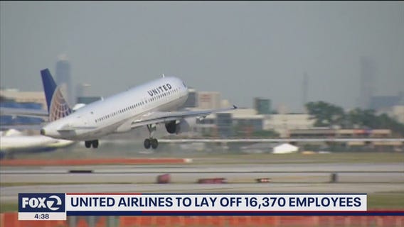 United Airlines to lay off 16,370 employees