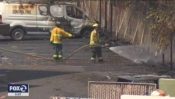 San Jose brush fire prompts evacuations