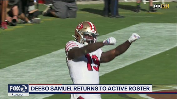 Deebo Samuel returns to active roster
