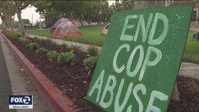 Demonstrators demanding Antioch officer's firing over background enter Day 5 of hunger strike