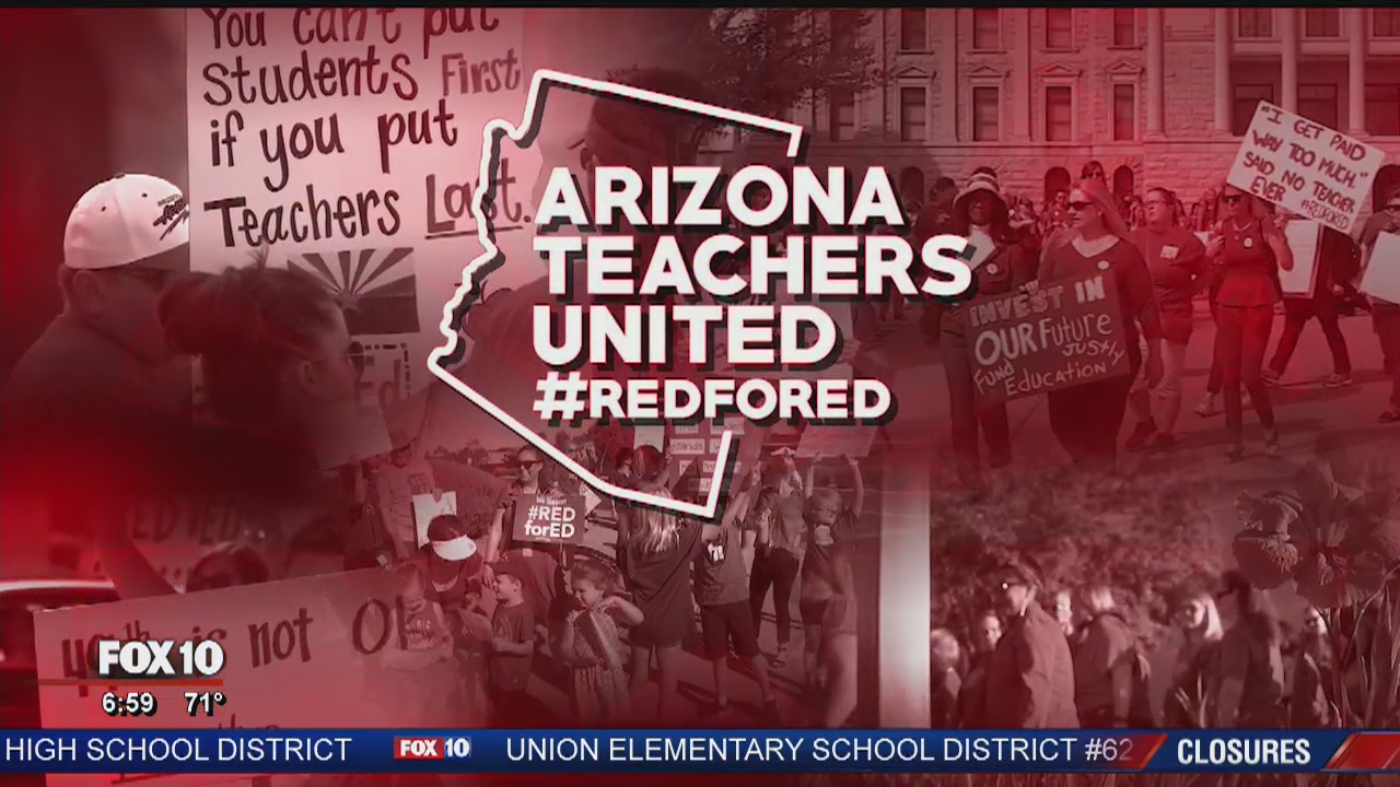 Thousands of teachers in Arizona to protest