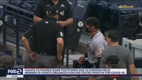 Giants vs. Padres game postponed due to coronavirus positive test