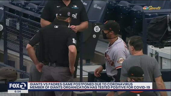 Giants vs. Padres game postponed due to coronavirus positive test