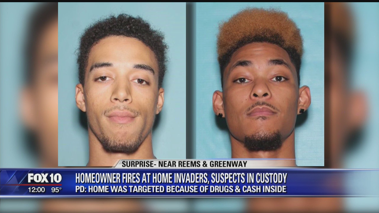 2 men in custody following attempted robbery, shooting at Surprise home ...