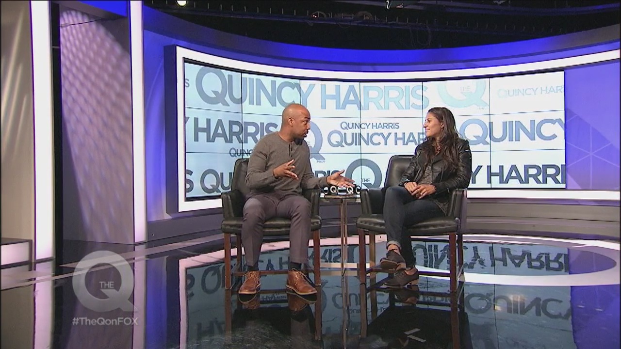 Carli Lloyd drops by The Q