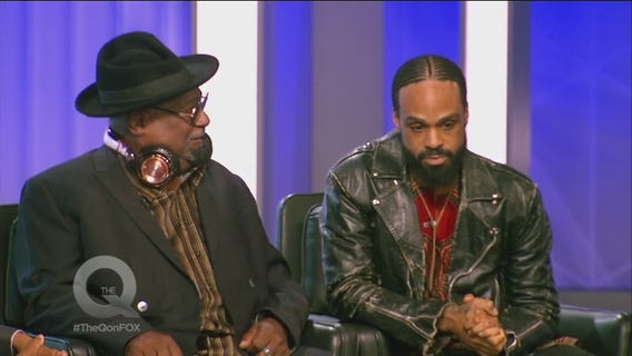 Bilal surprises George Clinton on The Q