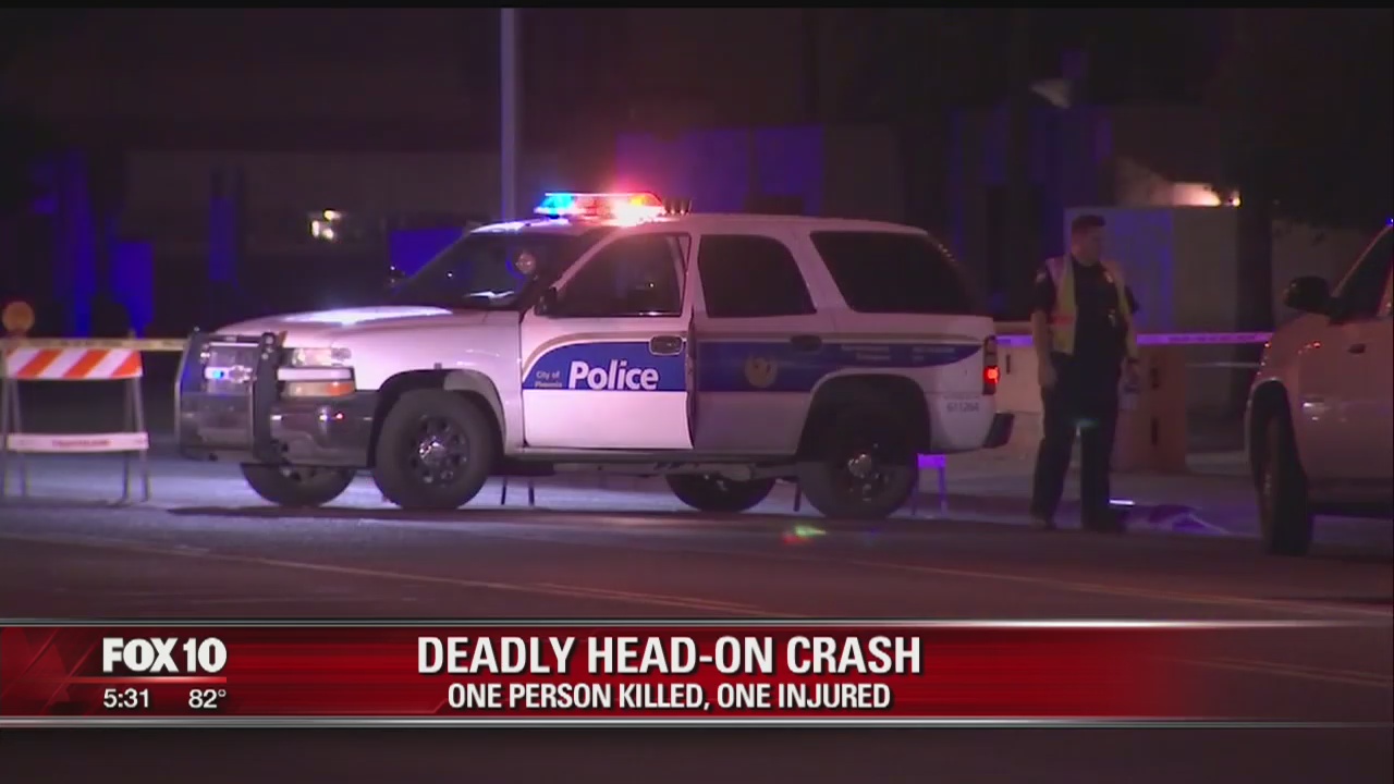 Police: 1 killed, 1 injured in head-on crash | FOX 10 Phoenix