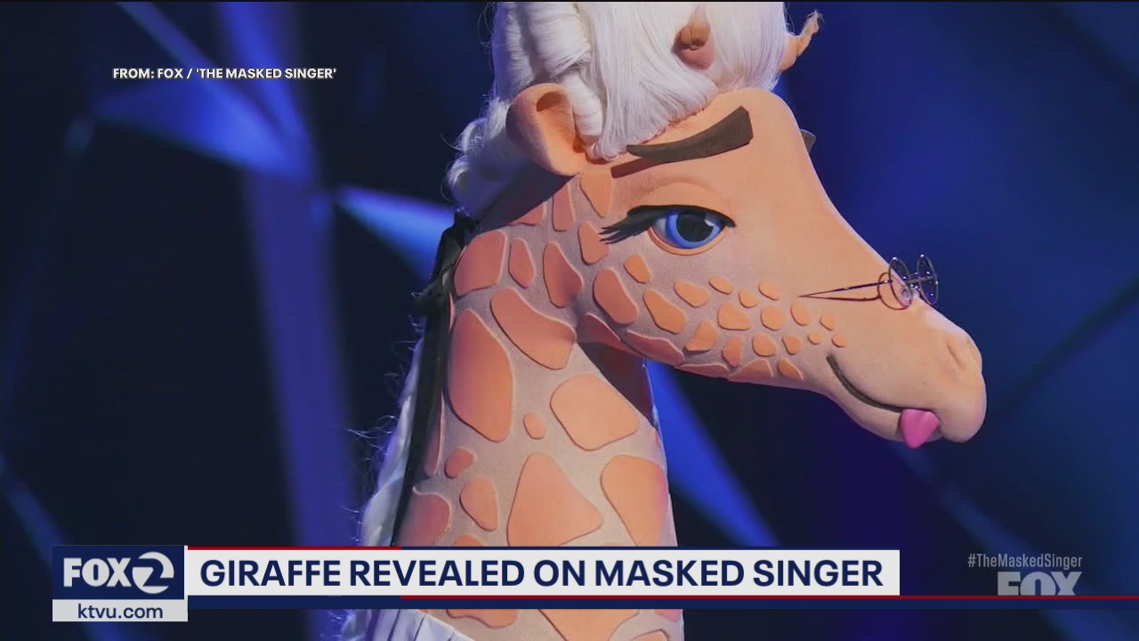 Giraffe revealed on "The Masked Singer"