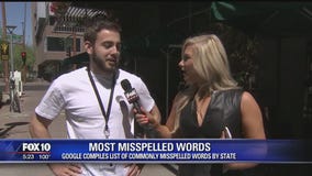 Google says 'beautiful' is Arizona's most misspelled word
