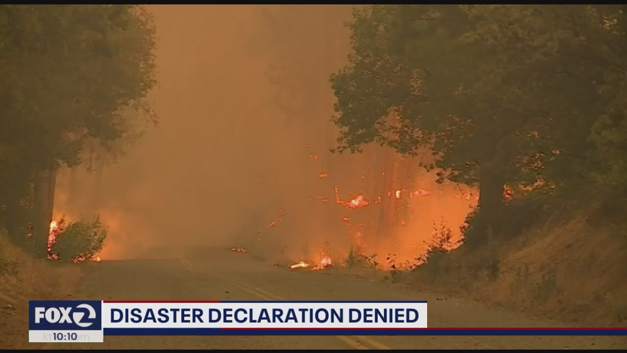 California request for disaster declaration linked to wildfires denied