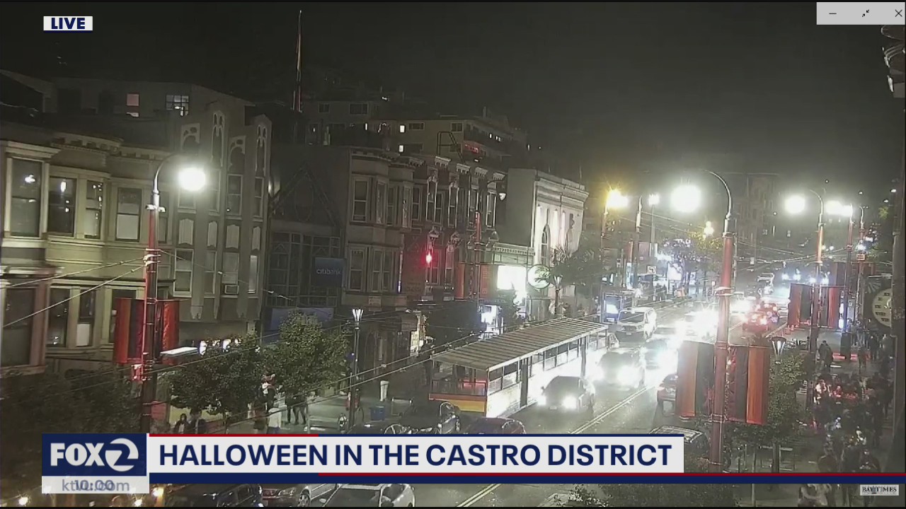 Halloween draws a crowd to San Francisco's Castro District
