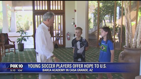 Barca Academy soccer players in Casa Grande offer hope to U.S.