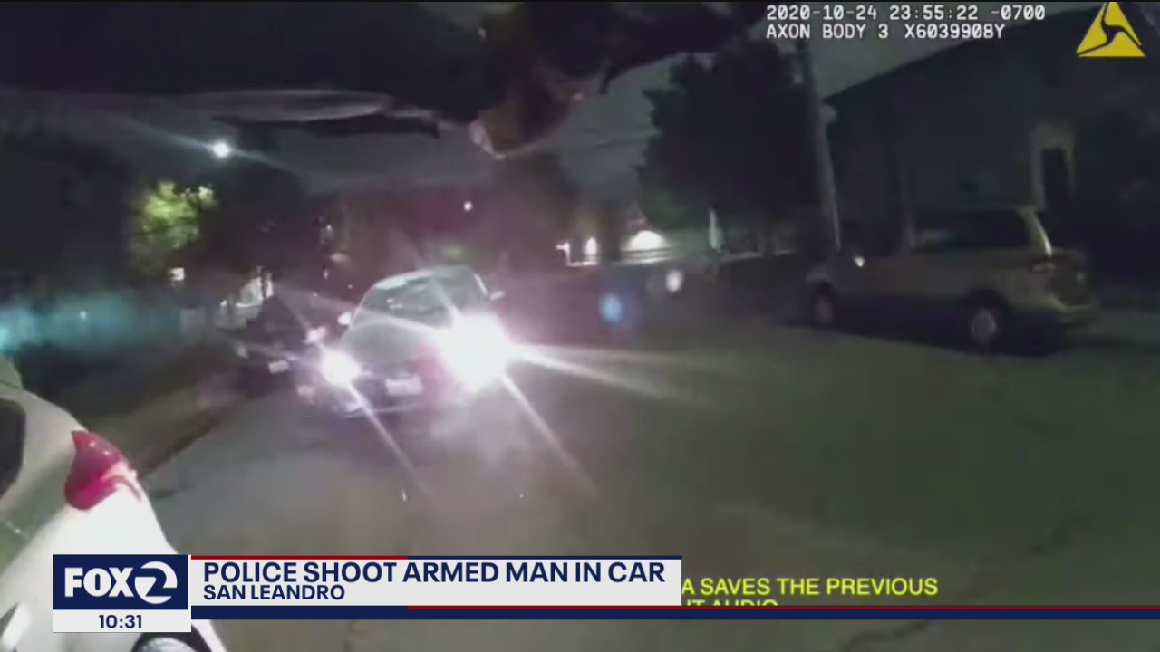San Leandro police release footage of Oct 24 officer-involved shooting
