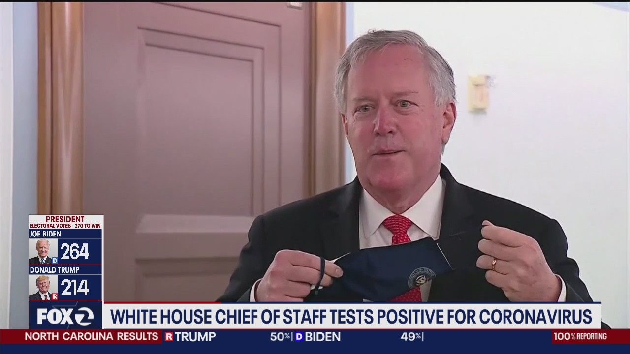 Mark Meadows diagnosed with COVID-19