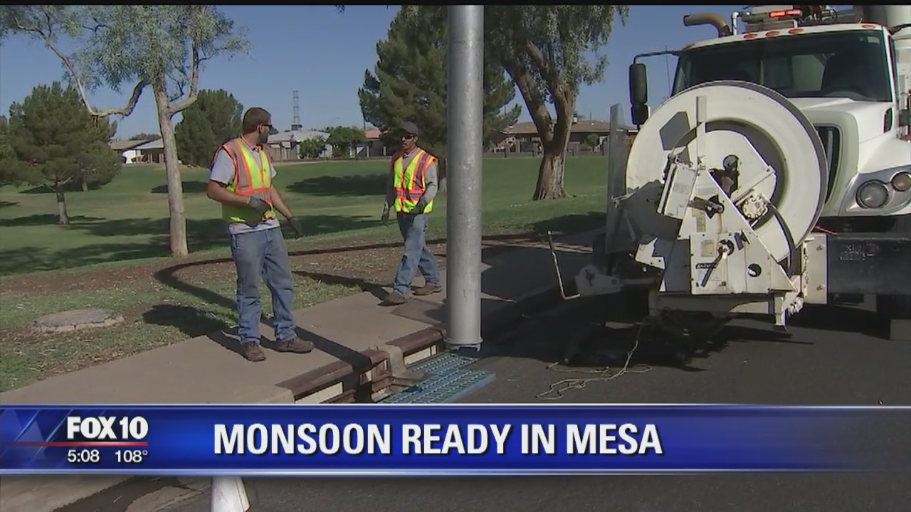 Mesa prepares, braces for monsoon storms