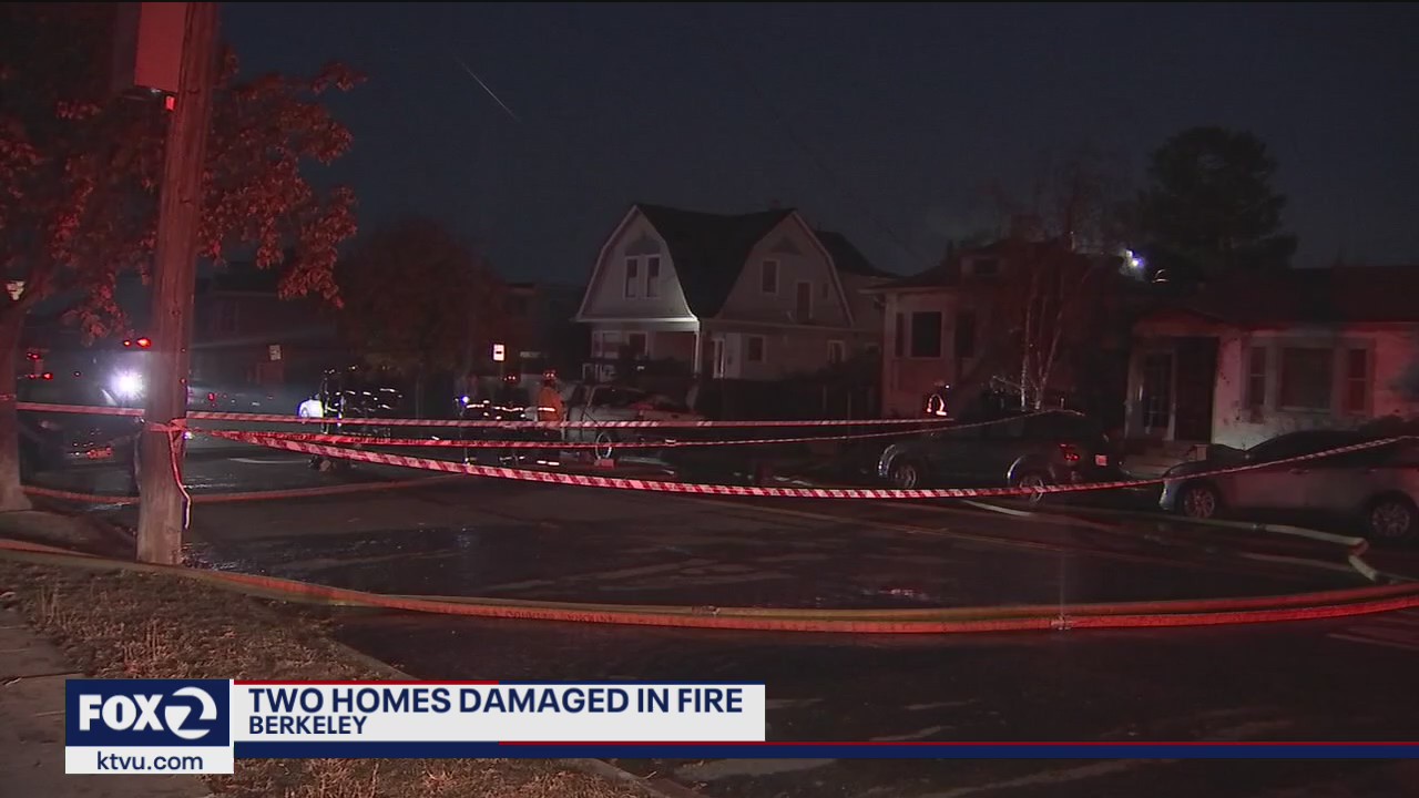 Fire damages two homes in Berkeley