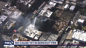 Fire at Berkeley construction site still flaring up