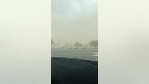Driver captures video of driving in the latest monsoon storm