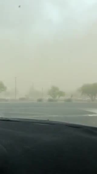 Driver captures video of driving in the latest monsoon storm
