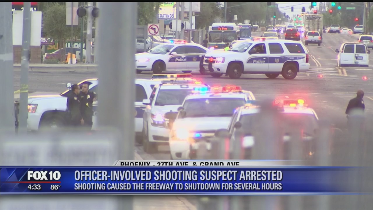Police: Suspect in custody following officer-involved shooting | FOX 10 ...