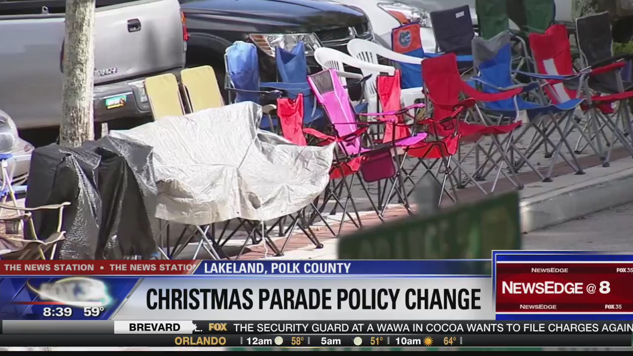 Policy change for Christmas parade in Lakeland