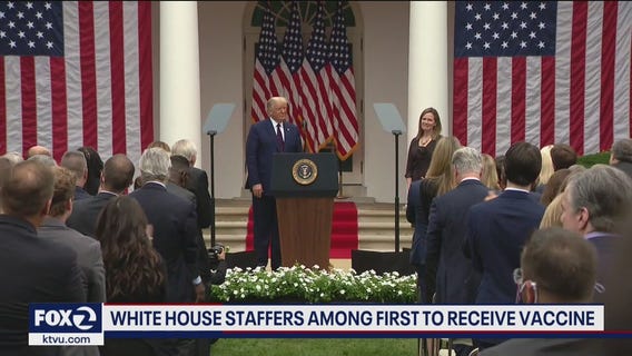 White House staffers among the first to get coronavirus vaccine