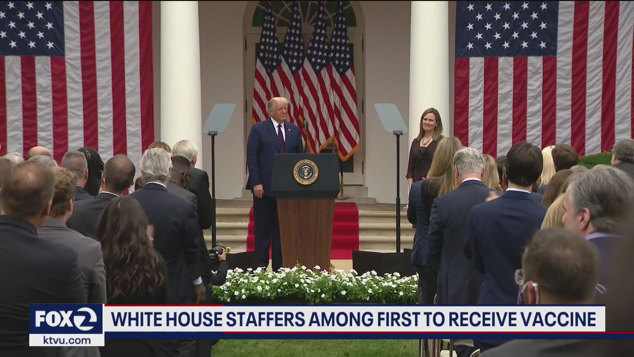 White House staffers among the first to get coronavirus vaccine